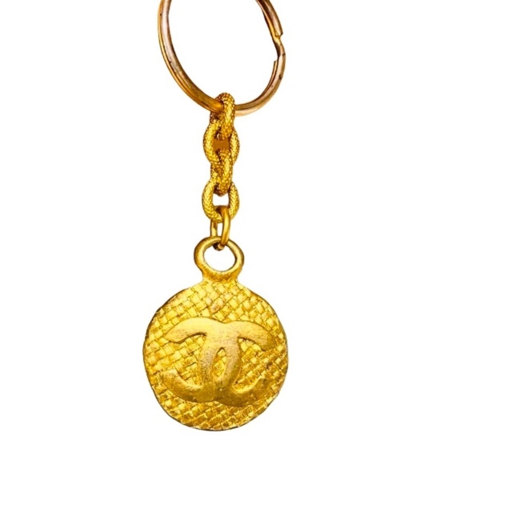 Chanel Vintage Gold Bag Charm/Keychain.
